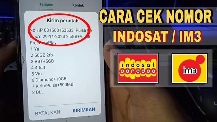Cara Ngecek No Indosat