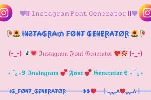 Instagram Font Generator