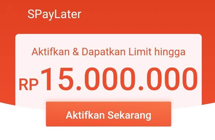 Cara Menambah Limit Paylater Shopee