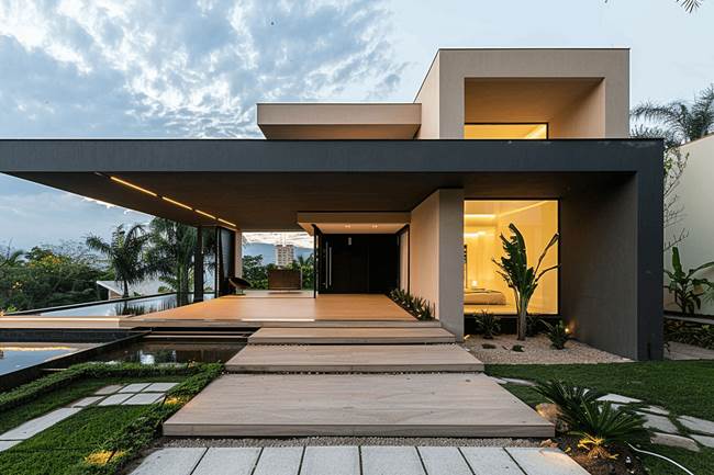 Inspirasi Fasad Rumah Minimalis Terbaru, Simpel dan Elegan