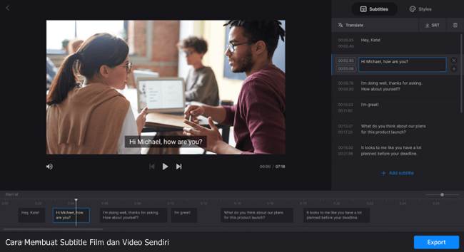 Cara Membuat Subtitle Film dan Video Sendiri