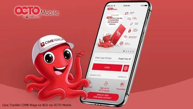 Cara Transfer CIMB Niaga ke BCA via OCTO Mobile