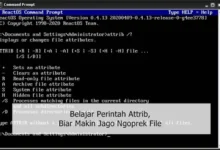Belajar Perintah Attrib, Biar Makin Jago Ngoprek File