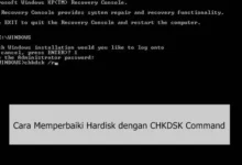 Cara Memperbaiki Hardisk dengan CHKDSK Command