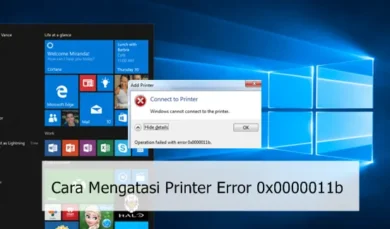 Cara Mengatasi Printer Error 0x0000011b