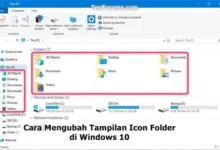 Cara Mengubah Tampilan Icon Folder di Windows 10