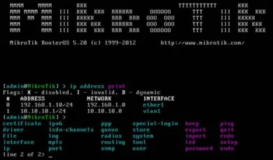 Perintah Dasar Mikrotik CLI Berikut Penjelasannya