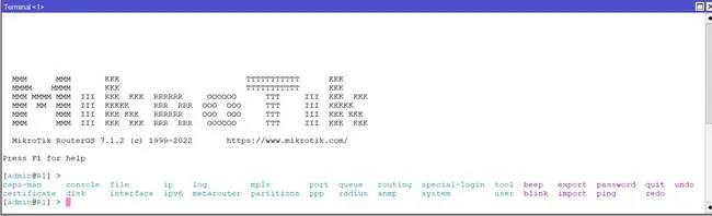 Perintah Dasar Mikrotik CLI